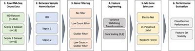 Gene filtering strategies for machine learning guided biomarker discovery using neonatal sepsis RNA-seq data